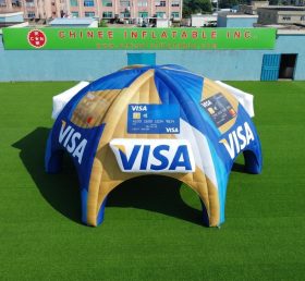 Tent1-7360 Tenda Ragno Gonfiabile Pubblicitaria Visa