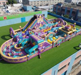 CR2-486 Percorso a Ostacoli Gonfiabile Gigante a Tema Aladdin Corsa Impegnativa