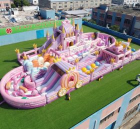 CR2-513 Tema Feste Principessa Gigante Percorso a Ostacoli Gonfiabile Corsa Avvincente