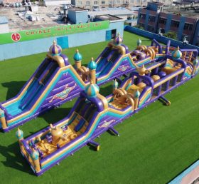 CR2-533 Percorso a ostacoli gonfiabile gigante a tema Aladdin corsa impegnativa