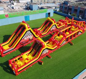 CR2-544 Percorso a ostacoli gonfiabile gigante a tema Cars corsa impegnativa