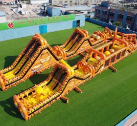 CR2-557 Percorso a ostacoli gonfiabile gigante a tema Garfield corsa impegnativa