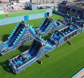 CR2-558 Percorso a ostacoli gonfiabile gigante a tema Godzilla corsa impegnativa