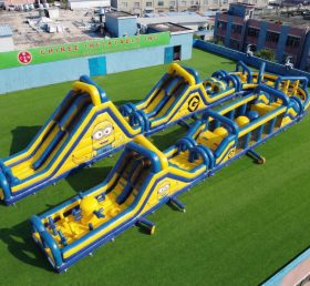 CR2-570 Percorso a ostacoli gonfiabile gigante a tema Minions corsa impegnativa