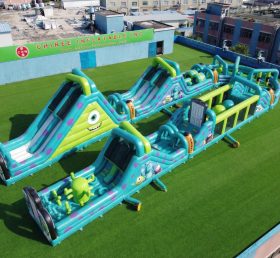 CR2-573 Percorso a ostacoli gonfiabile gigante a tema Monsters Inc corsa impegnativa