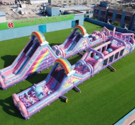 CR2-575 Percorso a ostacoli gigante gonfiabile a tema My Little Pony corsa impegnativa