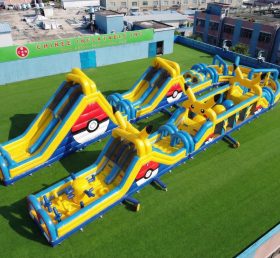 CR2-581 Percorso a ostacoli gonfiabile gigante a tema Pokémon corsa impegnativa
