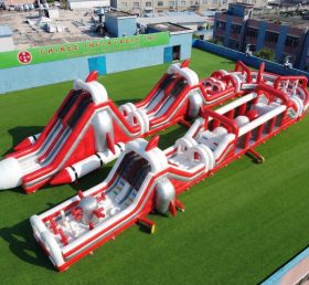 CR2-586 Percorso a ostacoli gonfiabile gigante a tema razzo corsa impegnativa