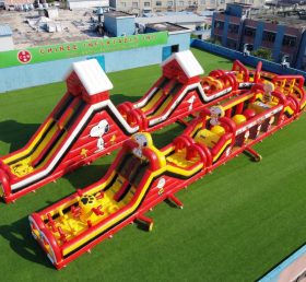 CR2-590 Percorso a ostacoli gonfiabile gigante a tema Snoopy gara impegnativa