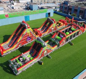 CR2-616 Percorso a ostacoli gonfiabile gigante a tema zombie corsa impegnativa