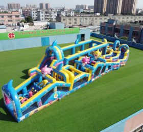 CR2-620 Percorso a ostacoli gigante a tema Baby Shark corsa impegnativa