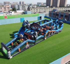 CR2-644 Tema Dragon Trainer Percorso a Ostacoli Gigante Corsa Sfida