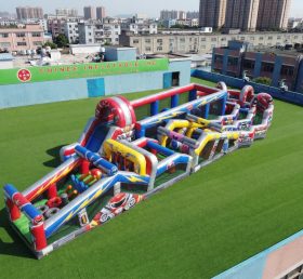 CR2-669 Percorso a ostacoli gigante a tema Power Rangers corsa impegnativa