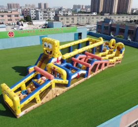 CR2-681 Percorso a ostacoli gigante a tema SpongeBob Corsa impegnativa