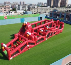 CR2-695 Percorso a ostacoli gigante a tema Tickle Me Elmo corsa impegnativa
