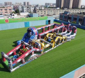 CR2-701 Percorso a ostacoli gigante a tema Transformers corsa impegnativa
