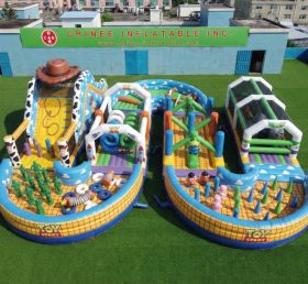 CR2-767 Percorso a ostacoli gonfiabile gigante a tema Toy Story corsa impegnativa