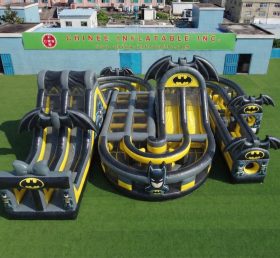CR2-781 Percorso a ostacoli gigante gonfiabile a tema Batman corsa impegnativa