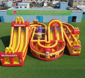 CR2-809 Percorso a ostacoli gonfiabile gigante a tema McDonald impegnativo