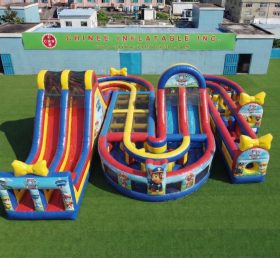 CR2-820 Percorso a ostacoli gonfiabile gigante a tema Paw Patrol corsa impegnativa