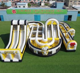 CR2-831 Percorsi a ostacoli gonfiabili giganti a tema Snoopy corsa impegnativa