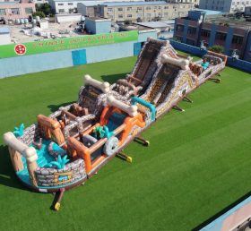 CR2-921 Percorso a ostacoli gigante a tema I Flintstones corsa impegnativa