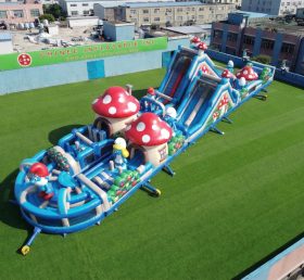 CR2-926 Percorso a ostacoli gigante a tema I Puffi corsa impegnativa
