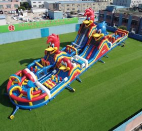 CR2-934 Percorso a ostacoli gigante a tema Woody Woodpecker corsa impegnativa