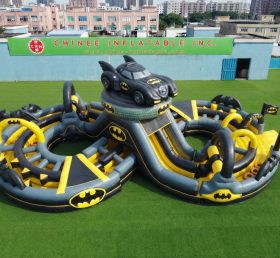CR2-937 Percorso a Ostacoli Gonfiabile Gigante a Tema Batman Corsa Stimolante