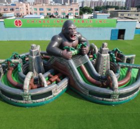 CR2-950 Percorso a ostacoli gonfiabile gigante a tema King Kong impegnativo