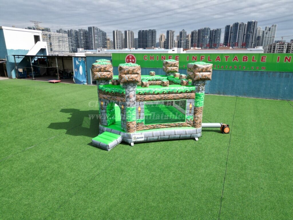 T5-3266 Minecraft Theme Inflatable Castle
