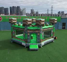 T5-3266 Castello Gonfiabile a Tema Minecraft