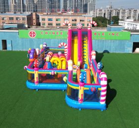 T6-6680B Città del Divertimento Gonfiabile a Tema Caramelle