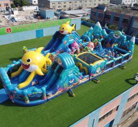 GF3-1002 Parco giochi gonfiabile a tema Baby Shark