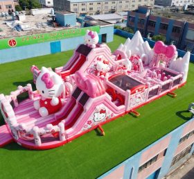 GF3-1012 Parco giochi gonfiabile a tema Hello Kitty