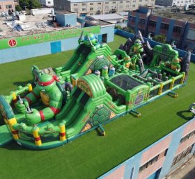 GF3-1022 Parco Giochi Gonfiabile a Tema Tartarughe Ninja