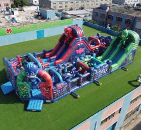 GF3-1025 Parco Giochi Gonfiabile a Tema PJ Masks