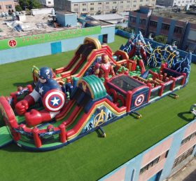 GF3-1040 Parco giochi gonfiabile a tema Avengers