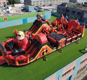 GF3-1041 Parco Giochi Gonfiabile a Tema Gli Incredibili