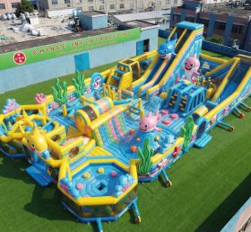 GF3-1052 Parco Gonfiabile a Tema Baby Shark