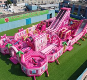 GF3-1053 Parco Gonfiabile a Tema Barbie