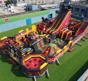 GF3-1081 Parco Gonfiabile a Tema Mickey & Minnie