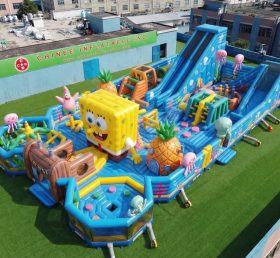 GF3-1104 Parco Gonfiabile a Tema SpongeBob