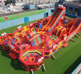 GF3-1118 Parco Gonfiabile a Tema Tickle Me Elmo