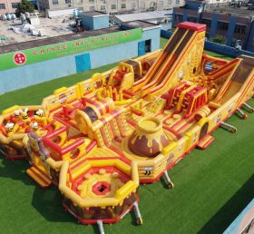 GF3-1123 Parco Gonfiabile a Tema Winnie the Pooh