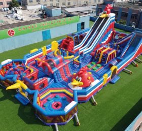 GF3-1124 Parco Gonfiabile a Tema Woody Woodpecker