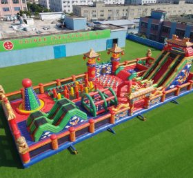 GF3-1133 Parco Gonfiabile a Tema Stile Cinese