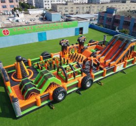 GF3-1151 Parco Gonfiabile a Tema Monster Trucks