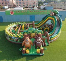 GF3-1167 Parco Gonfiabile a Tema Boonie Bears