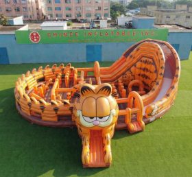 GF3-1168 Città Gonfiabile a Tema Garfield